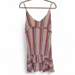 Rails Martina Avila Striped Ruffle Hems Dress